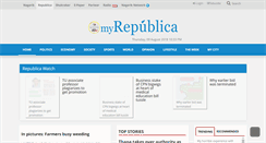 Desktop Screenshot of myrepublica.com